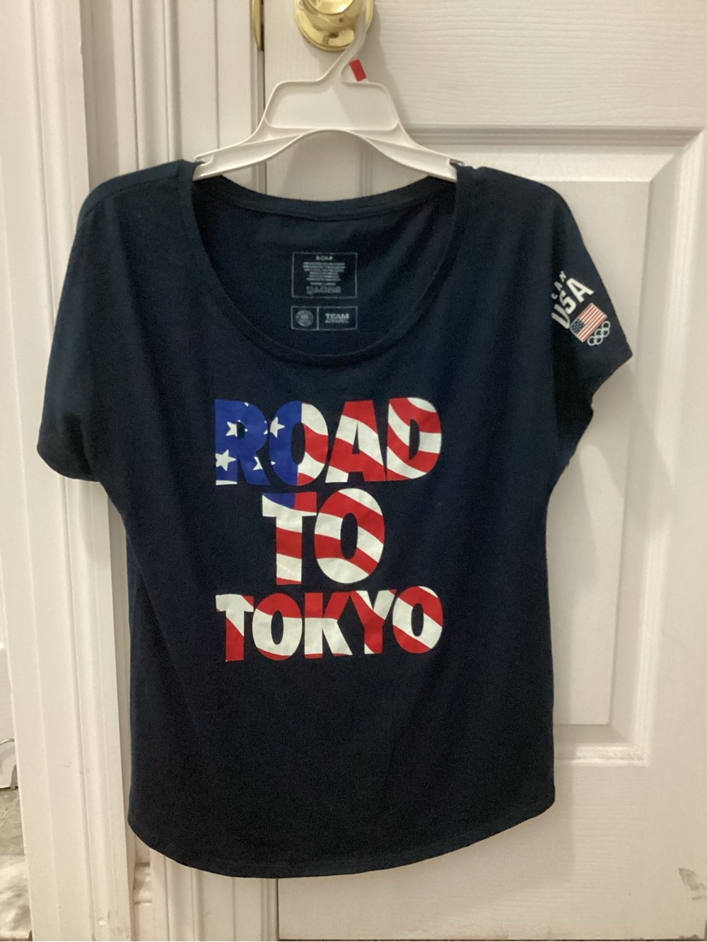 Navy 'Road to Tokyo' 2020 2021 Olympics Tee Size Small S